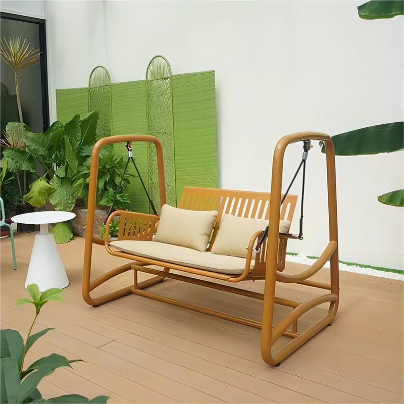 Stylish Comfortable Aluminum Frame Garden Rocking Chair