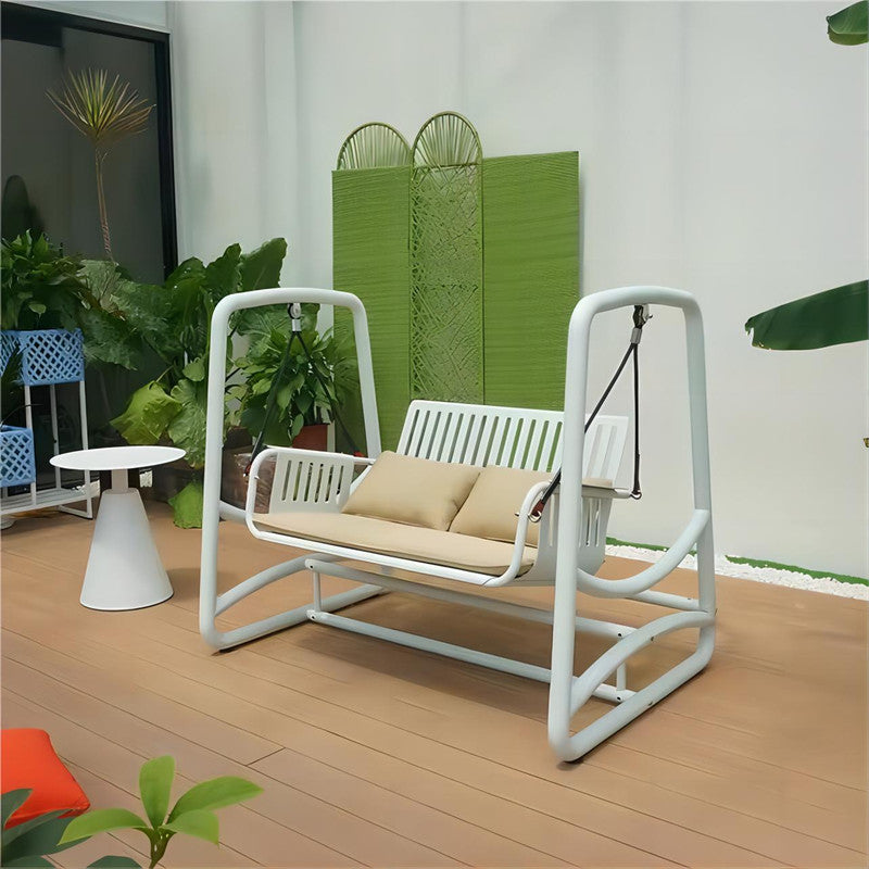 Stylish Comfortable Aluminum Frame Garden Rocking Chair